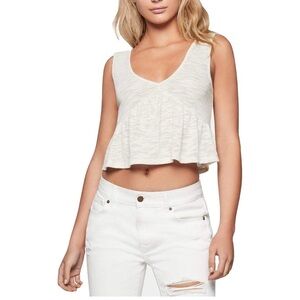 BCBGeneration Cream Tank Top